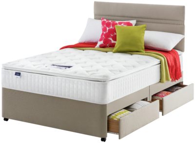 Silentnight - Stanfield Pillowtop - Double 4 Drawer - Divan
